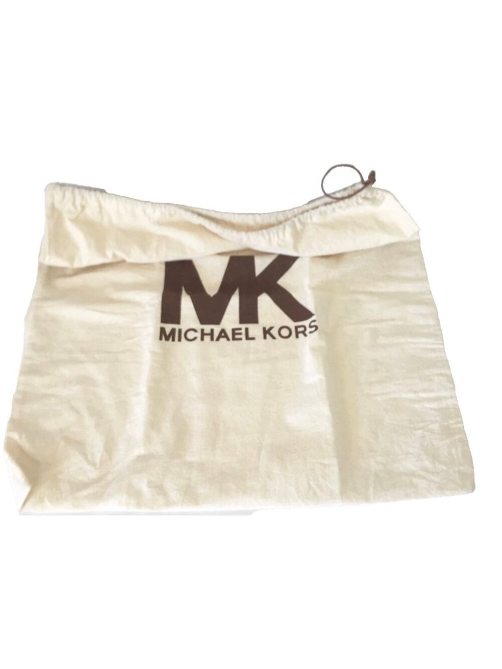 Michael Kors Dust Bag Beige Large 21" x 21" Drawstring Bag Purse Protector